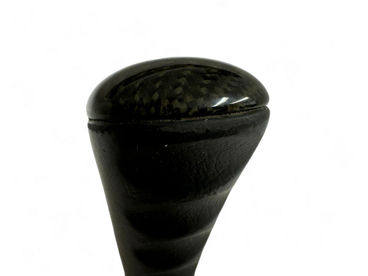 Mini Cooper Carbon Fiber and Leather JCW Shift Knob 25110396878 05-08 R52 R53 443