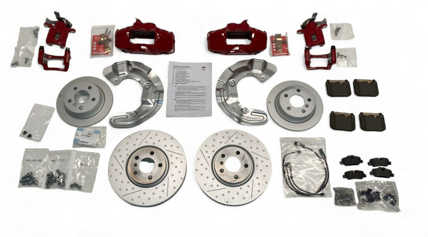 Mini Cooper JCW Sport Brake Retrofit Kit NEW 34112352872 14-22 F55 F56 F57 OB