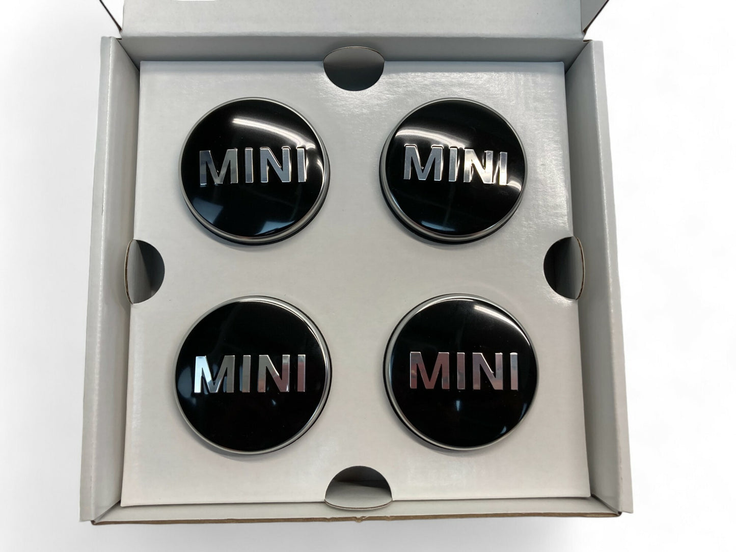 MINI Cooper Floating Logo Wheel Center Cap Set 36122469709 F56 F54 F55 F57 F60