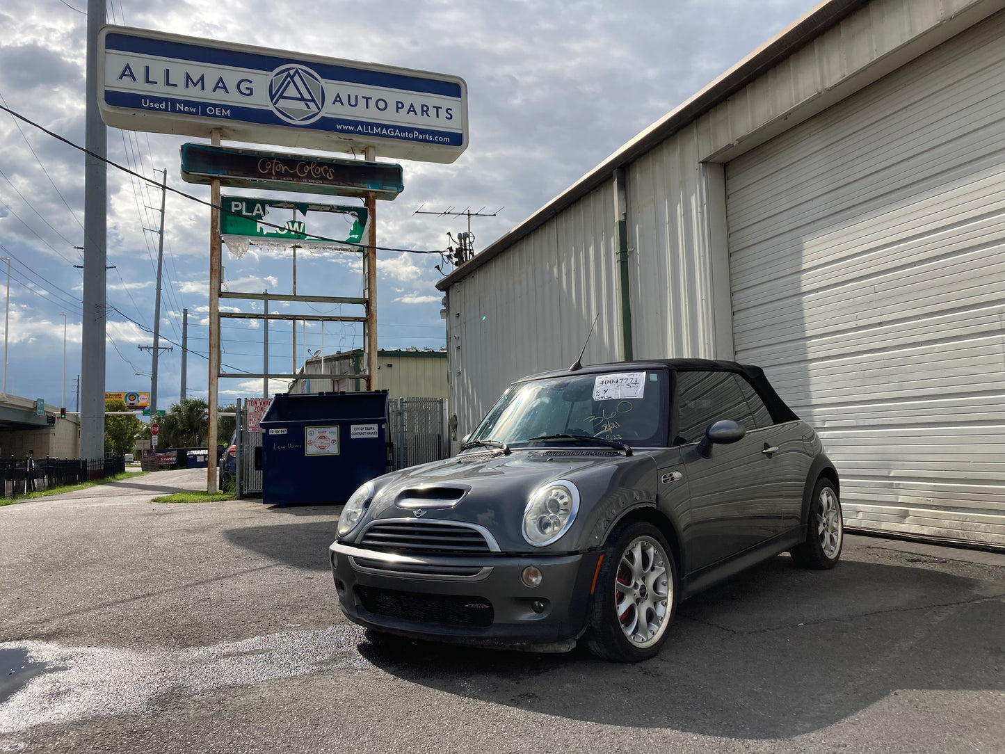 2007 MINI Cooper Convertible S, New Parts Car (September 2024) Stk #449