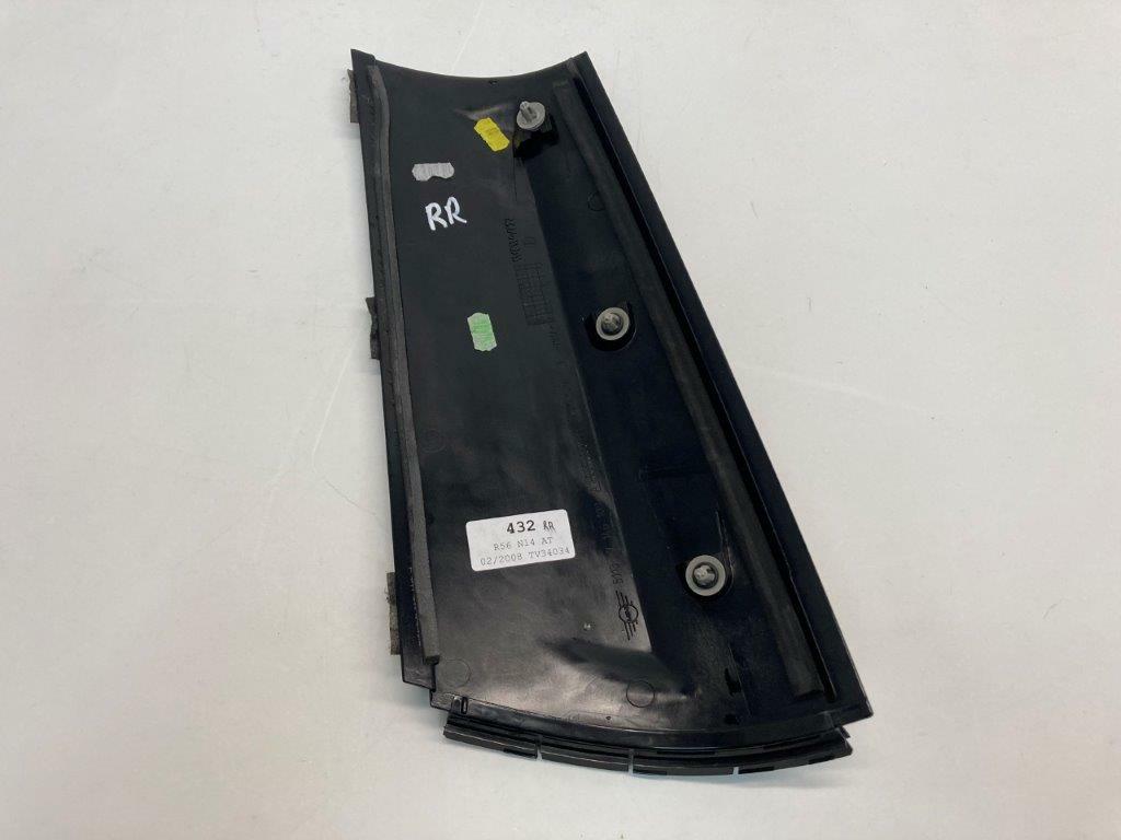 Mini Cooper Hatchback Right Rear C Column Cover Trim 51137146102 07-13 R56 432