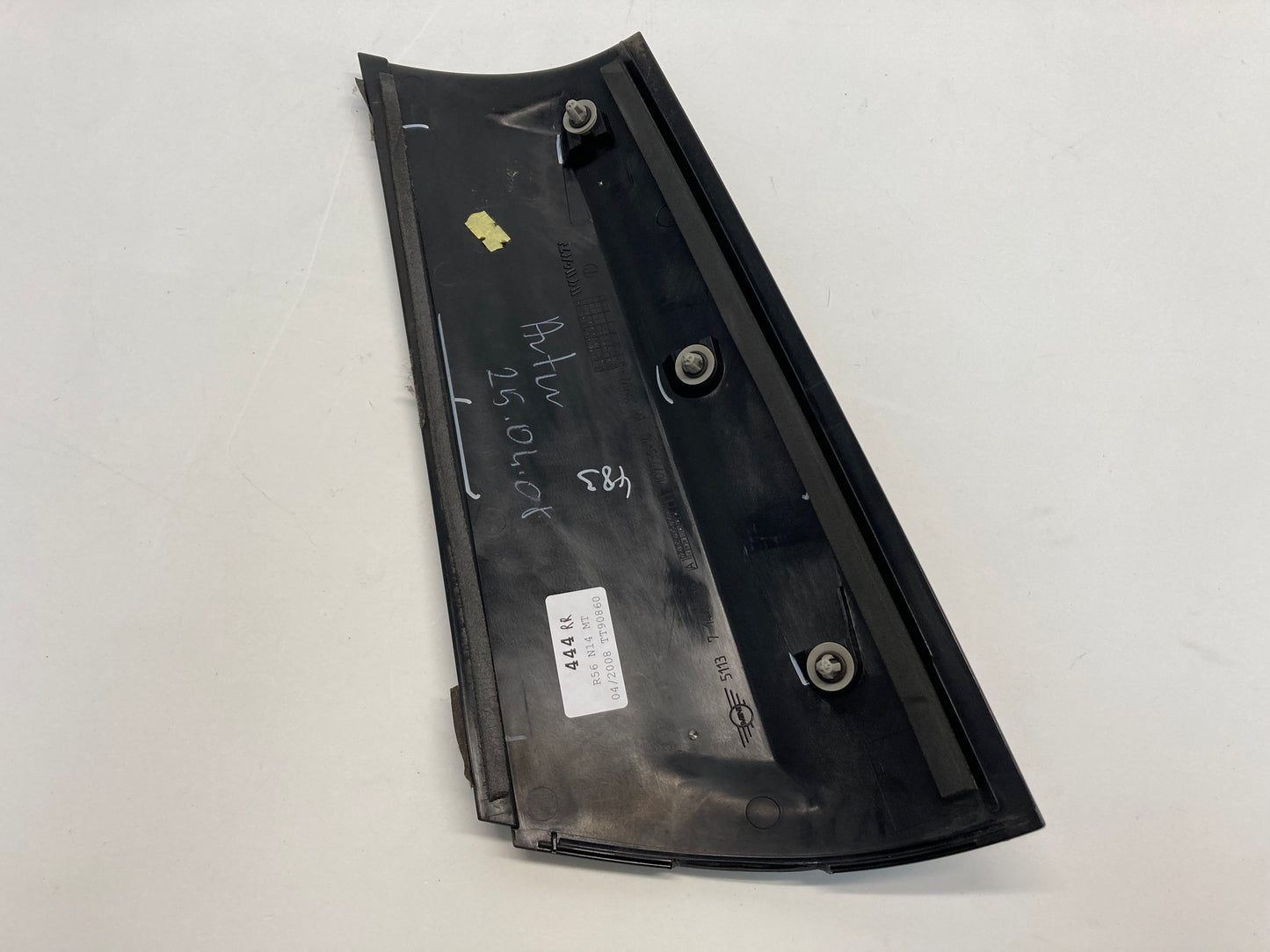 Mini Cooper Hatchback Right Rear C Column Cover Trim 51137146102 07-13 R56 444