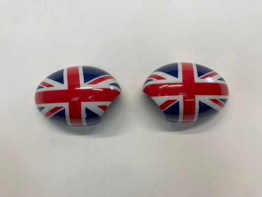 Mini Cooper Mirror Cover Cap Union Jack Pair 07-16 R5x R6x 444