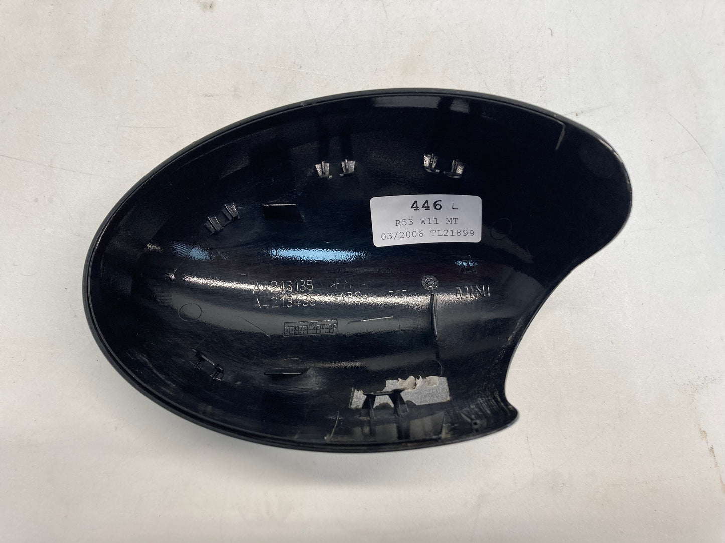 Mini Cooper Left Mirror Cap Black 51167030715 02-08 R50 R52 R53 446