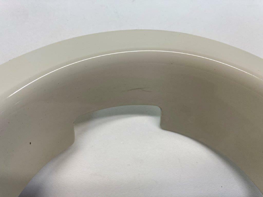 Mini Cooper S Fuel Filler Trim Insert Pepper White 51172754659 07-14 R55 R56 432