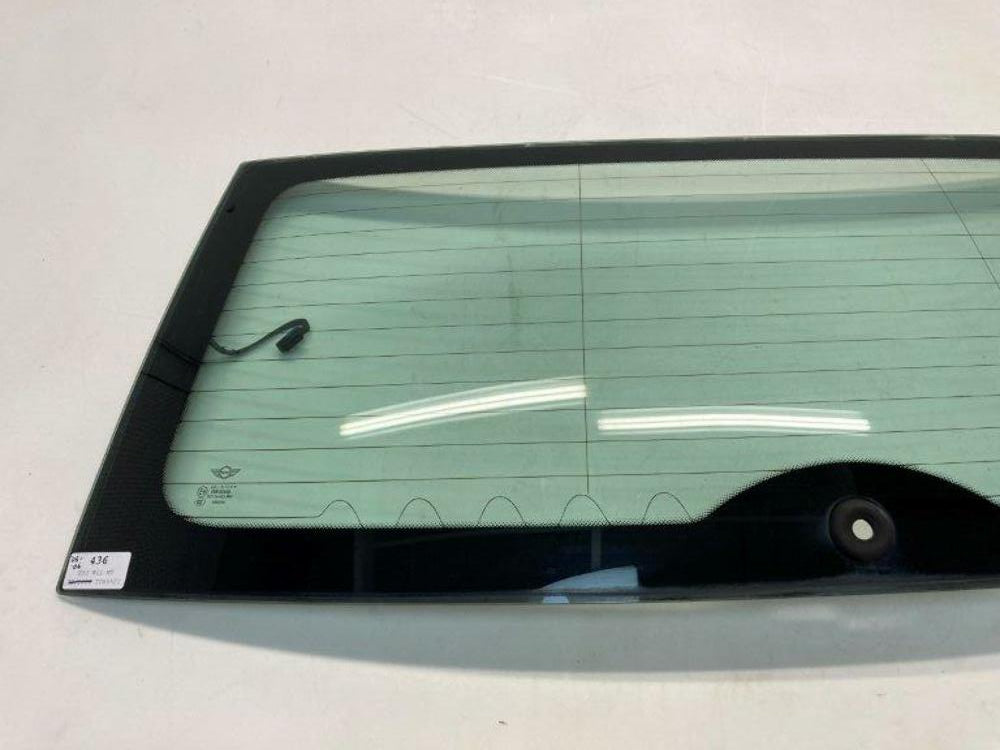 Mini Cooper Rear Hatch Glass OEM Broken Heater Wires 51317144921 05-06 R50 R53