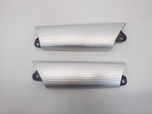 Mini Cooper Striped Alloy Aluminum Interior Inner Door Handle Trim Set 11-15 R5x