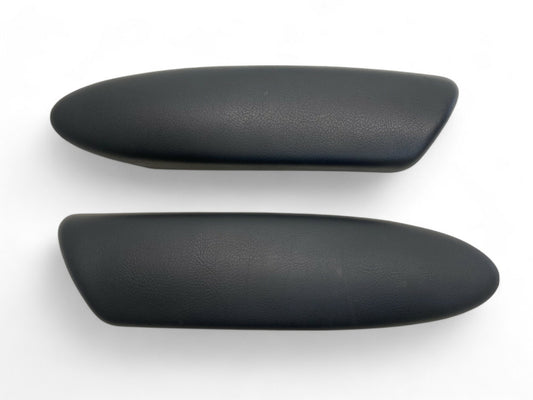 Mini Cooper Door Armrests Black Leatherette Pair R50 R52 R53 460