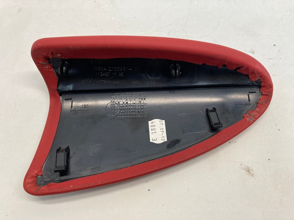 Mini Clubman Rear Armrest Pair Rooster Red 08-14 R55 439