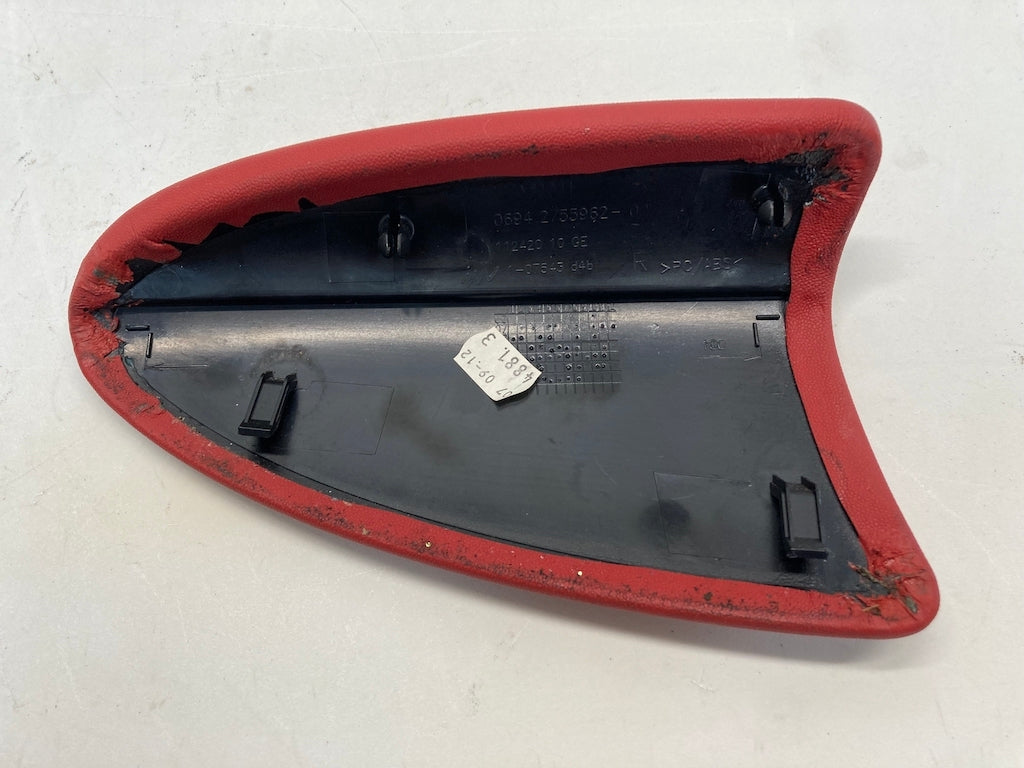 Mini Clubman Rear Armrest Pair Rooster Red 08-14 R55 439