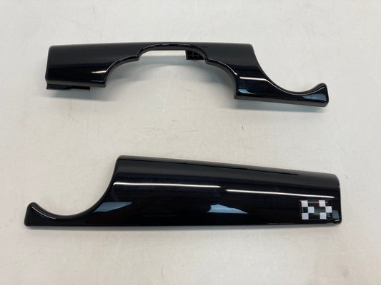 Mini Cooper Dash Trim Set Piano Black With JCW Checkered Emblem 07-15 R5x 437