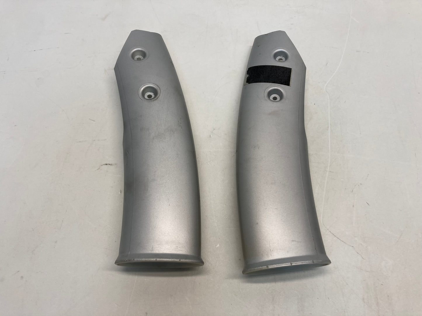 Mini Cooper Center Console Down Tube Pair Silver 02-08 R50 R52 R53 421