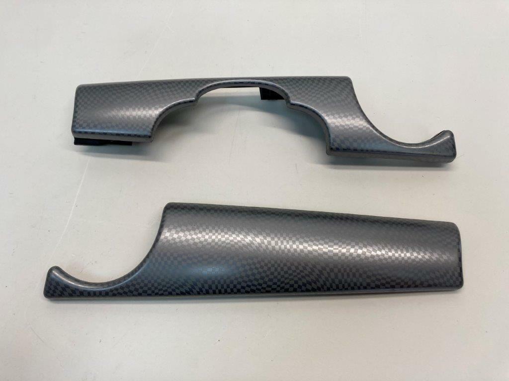 Mini Cooper Silver Checkered Dash Trim Set 07-15 R5x 428