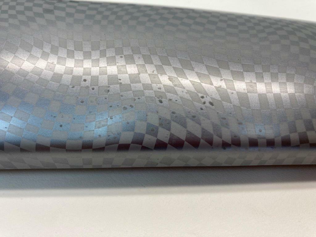 Mini Cooper Silver Checkered Dash Trim Set 07-15 R5x 428