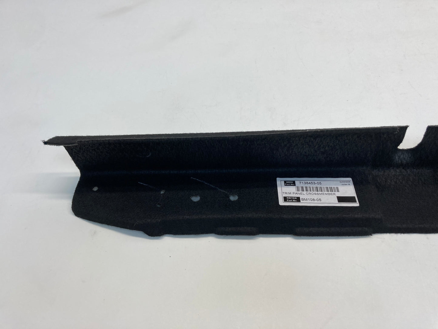 Mini Cooper Rear Cross Member Trunk Trim Panel 51477361868 07-15 R55 R56 R57