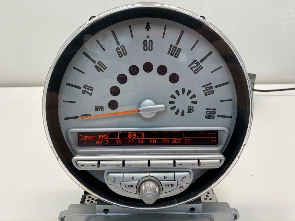 Mini Cooper Radio Boost CD and Speedometer 65123455540 2007-2010 R55 R56 R57 437