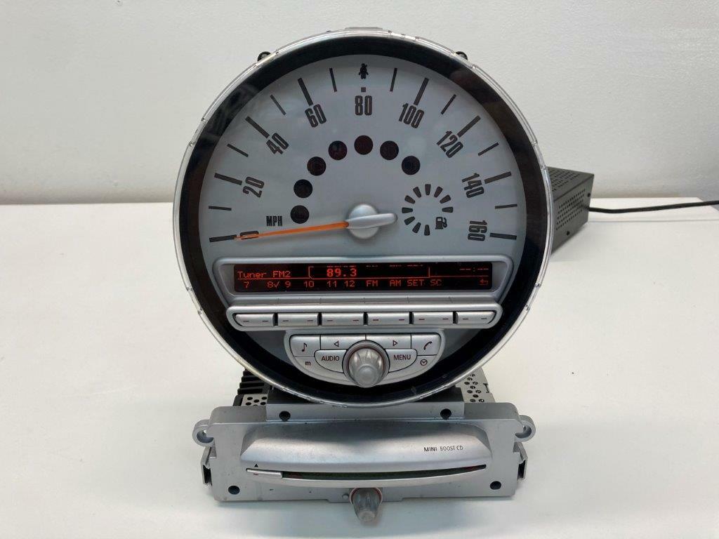 Mini Cooper Radio Boost CD and Speedometer 65123455540 2007-2010 R55 R56 R57 437