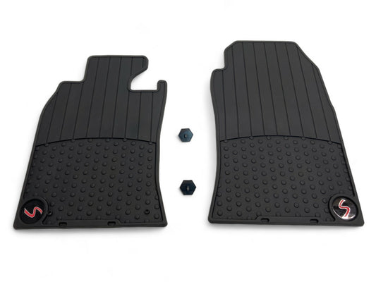 Mini Cooper S Front Rubber Floor Mat Pair NEW 82550306793 02-08 R53 R52