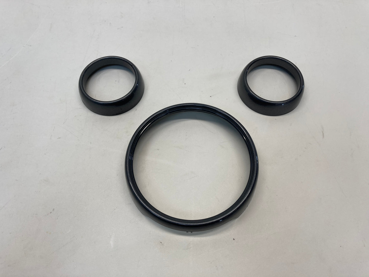 Mini Cooper Dash Trim Ring Set Anthracite 02-08 R50 R52 R53