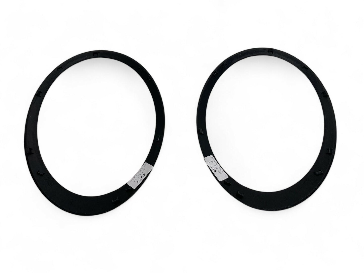 Mini Cooper Headlight Trim Ring Pair Black 2007-2015 R5x 457