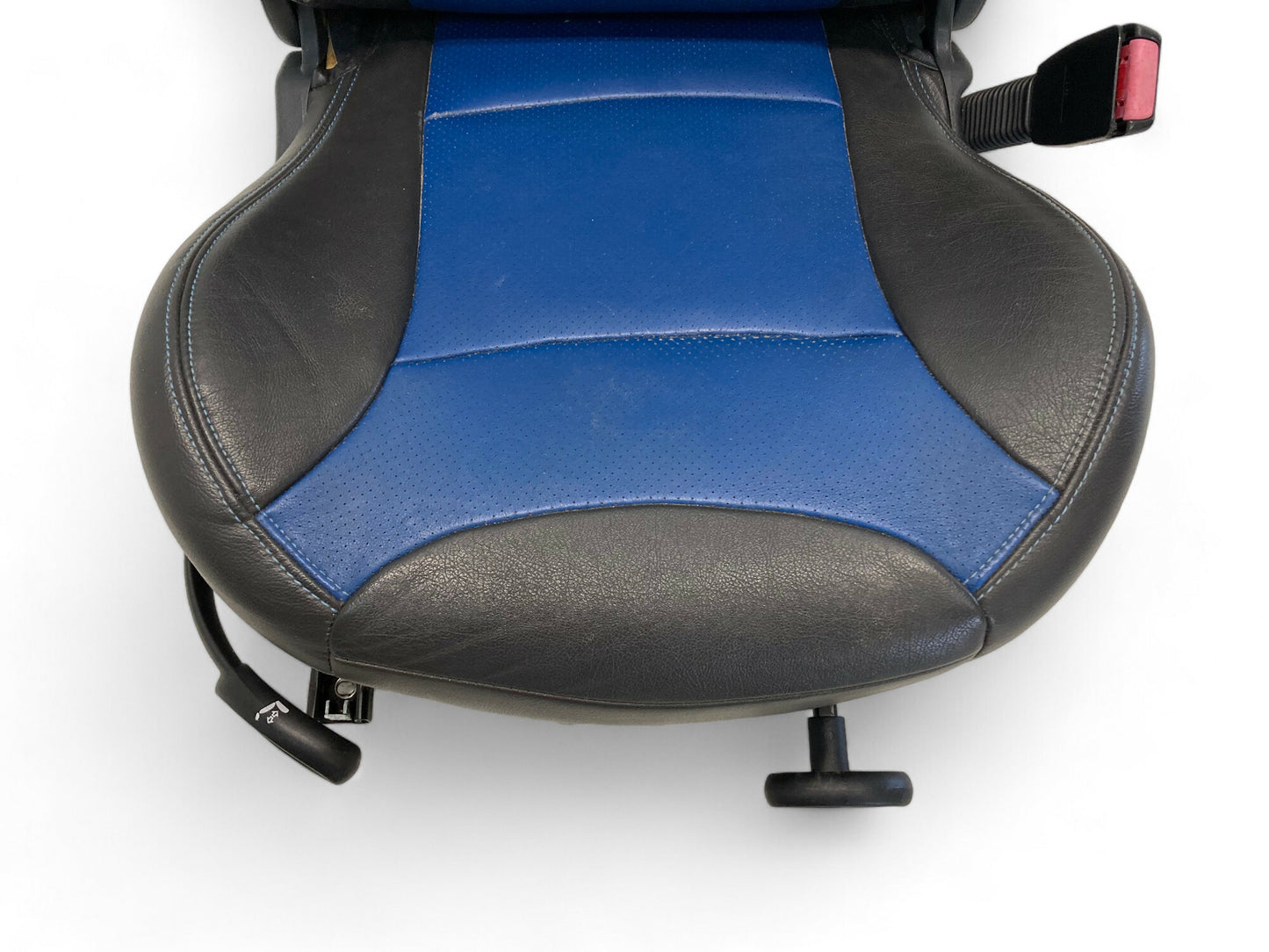 Mini Cooper Seats Custom Blue Black Leather 05-06 R53 446