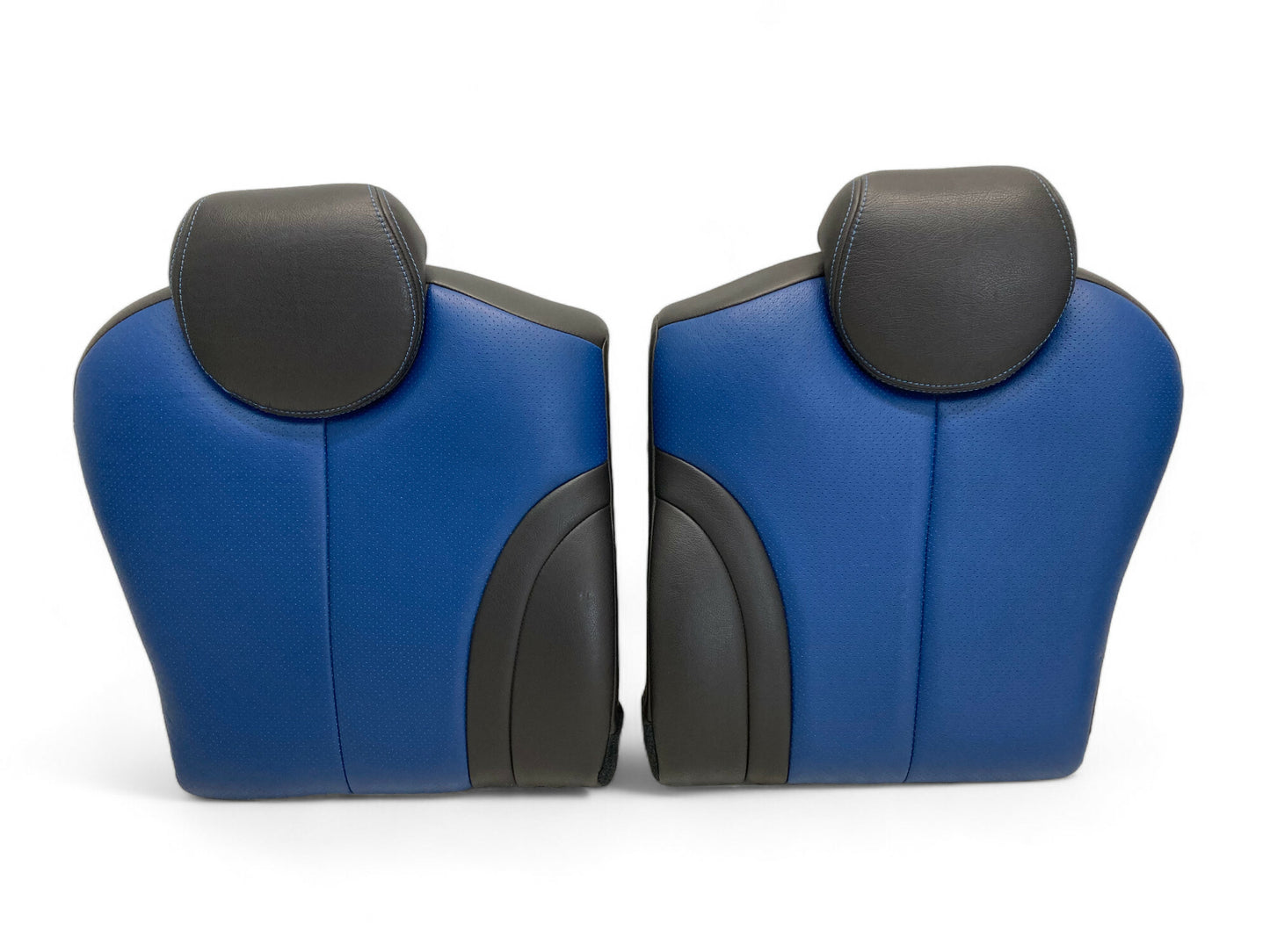 Mini Cooper Seats Custom Blue Black Leather 05-06 R53 446