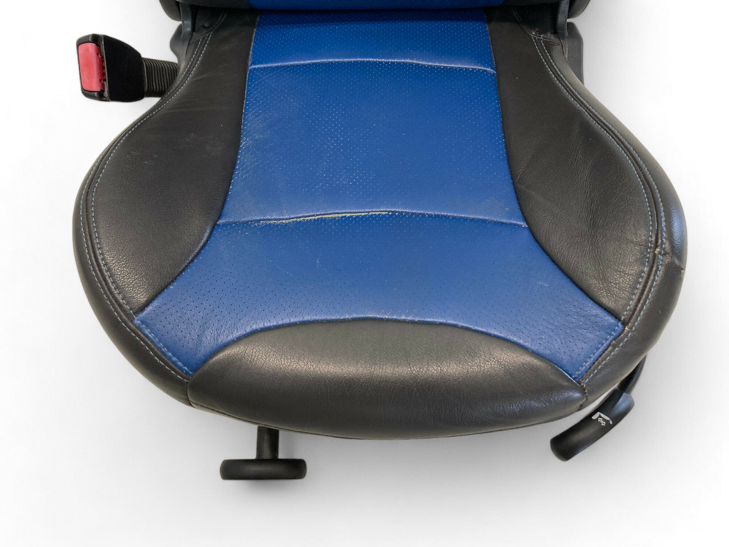 Mini Cooper Seats Custom Blue Black Leather 05-06 R53 446