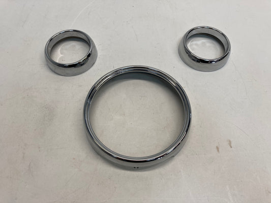 Mini Cooper Dash Trim Ring Set Chrome 02-08 R50 R52 R53