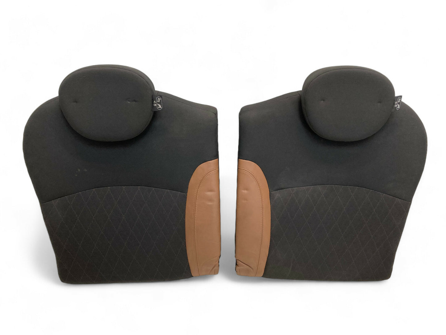 Mini Cooper Sports Seats Cross Check Toffee FTDT 07-14 R56 R55 447