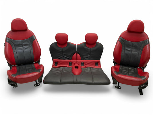 Mini Cooper MC40 Seats Red and Black Leather 2002-2004 R50 R53 472