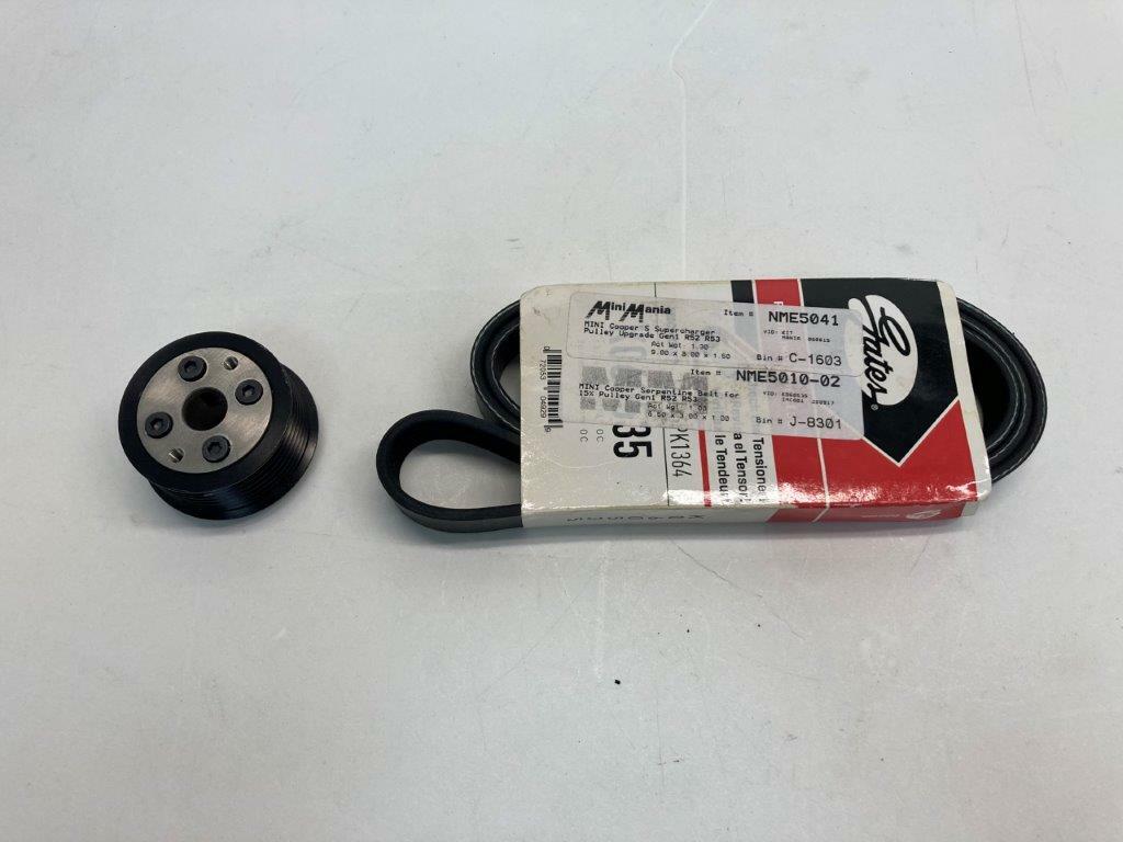 Mini Mania Supercharger Reduction Pulley 15% 02-08 R52 R53 CLR53