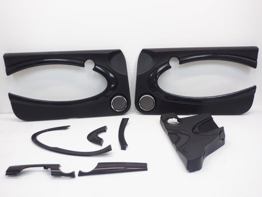 Mini Cooper Clubman Interior Trim and Dash Trim Set Black Checkered 08-14 R55 309