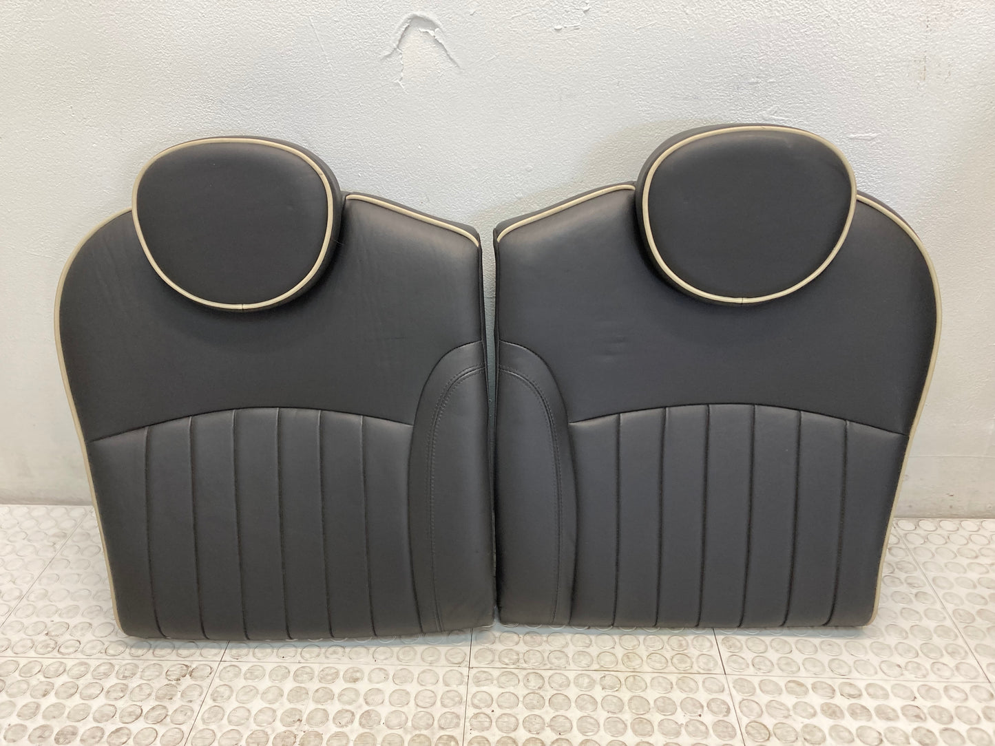 Mini Cooper Lounge Leather Seats Carbon Black T9E1 Heated 07-14 R56 R55 444