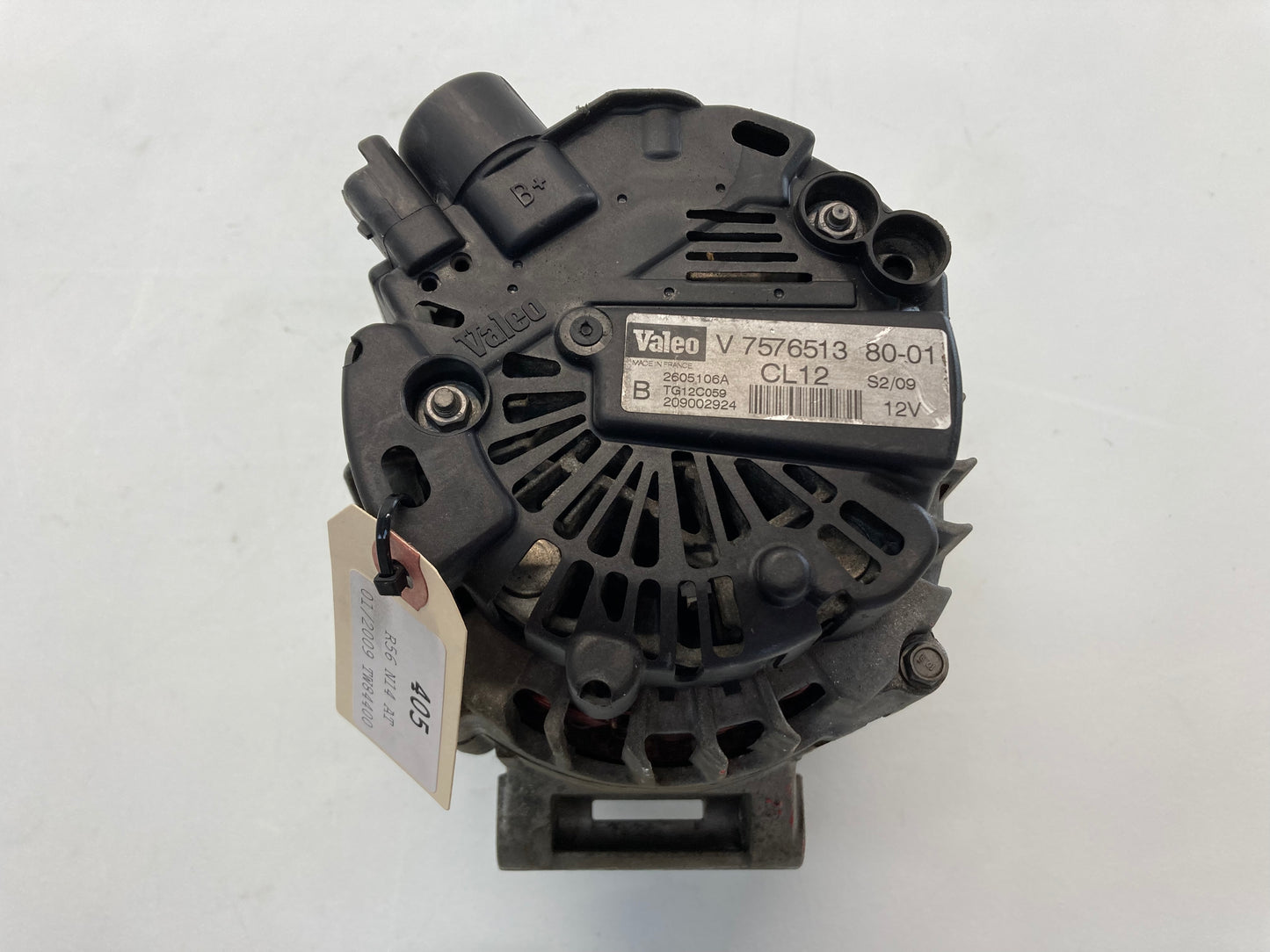 Mini Cooper Alternator Valeo 120 Amp 12317576513 07-15 R5x