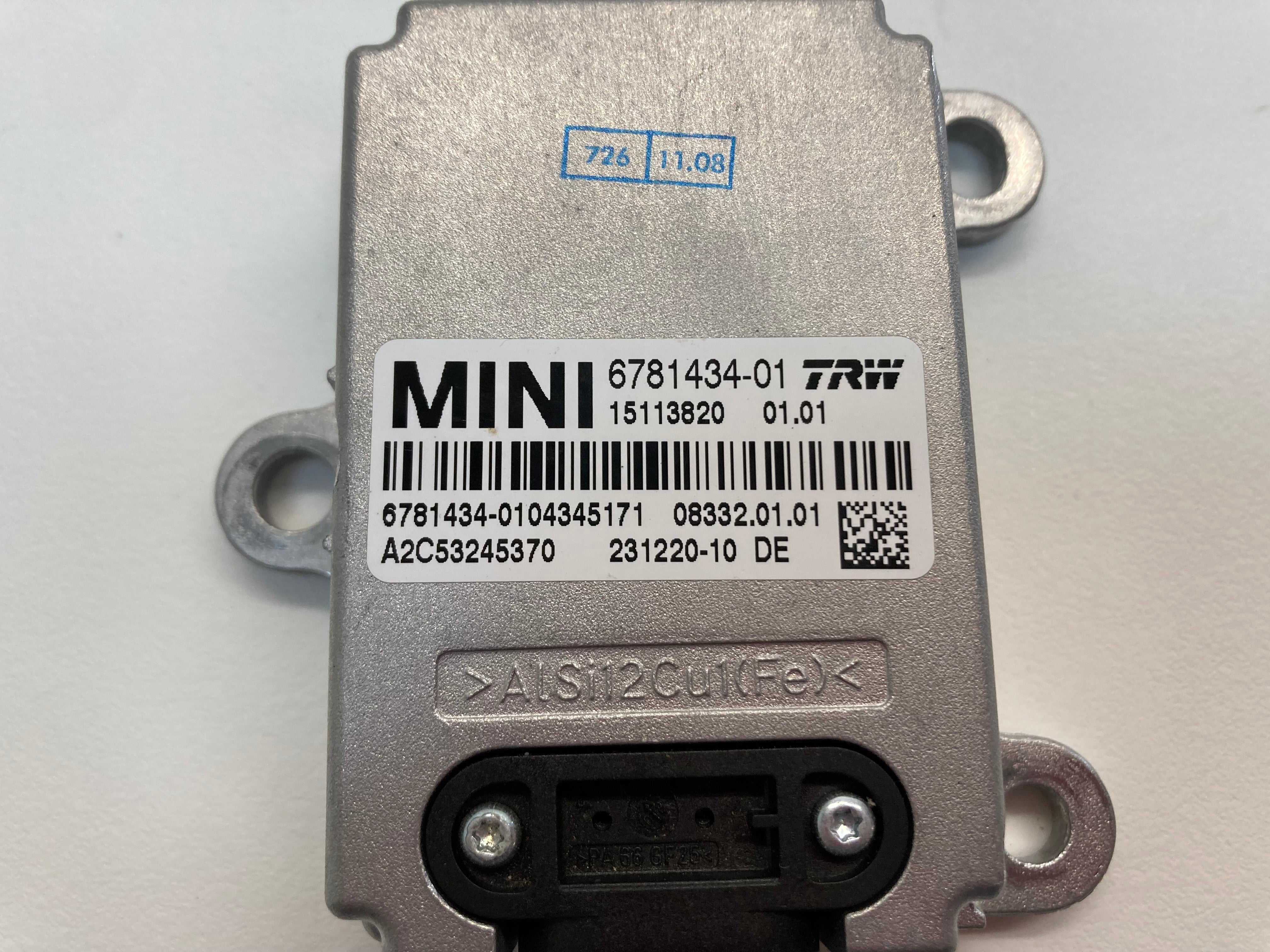 Mini Cooper Speed Control YAW Rate Sensor 34526781434 07-10 