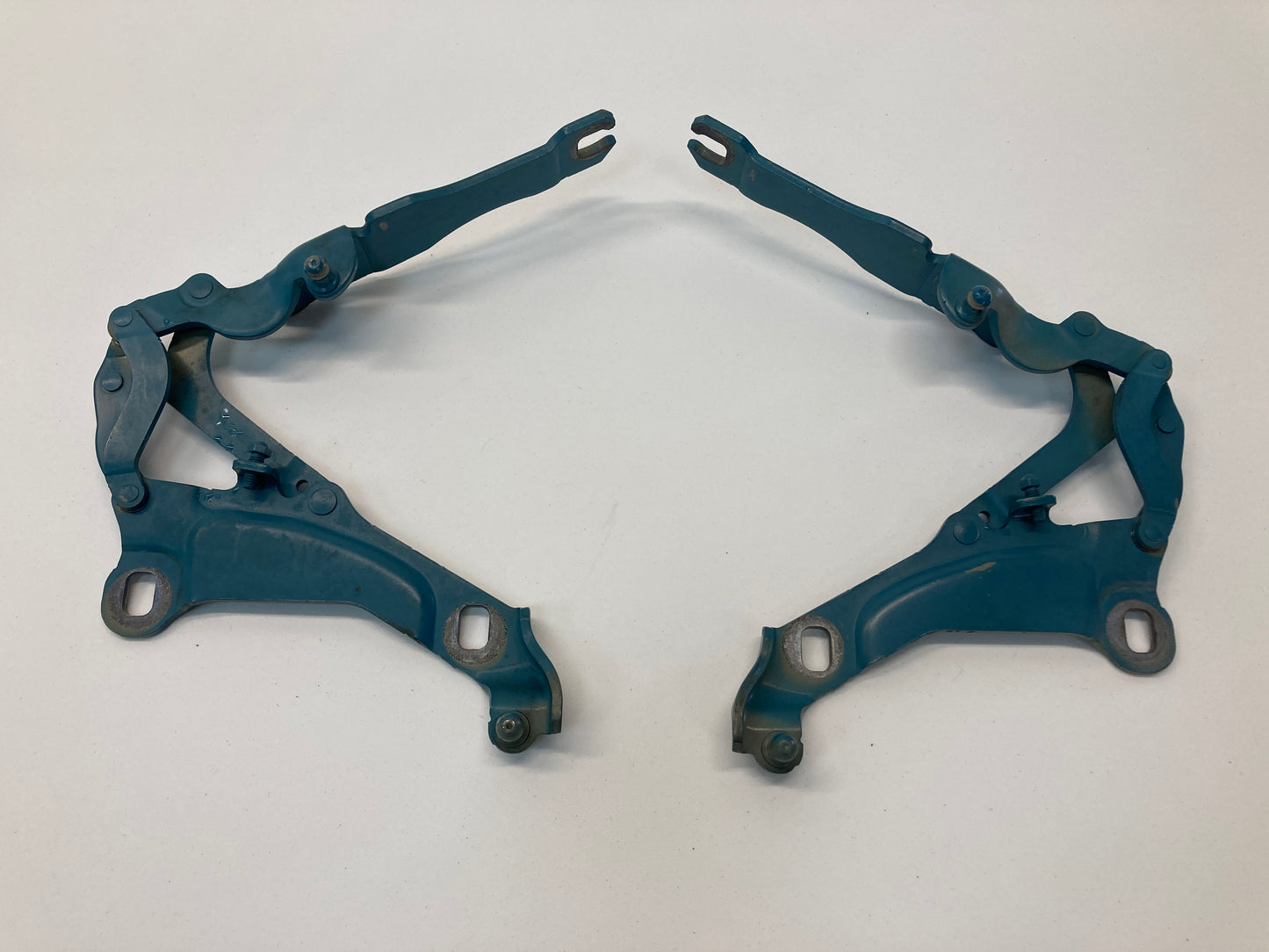 Mini Cooper Hood Hinge Oxygen Blue Pair 07-15 R5x