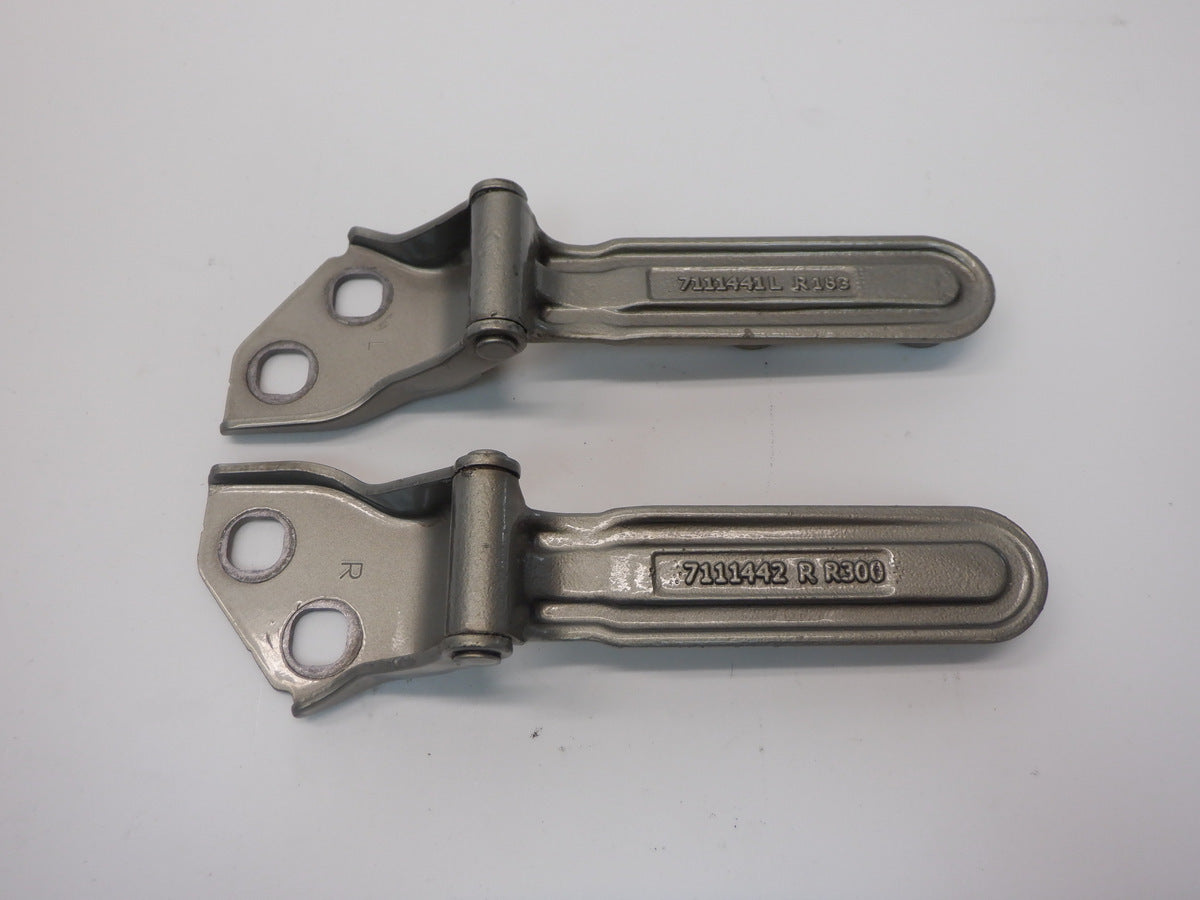 Mini Cooper Convertible Tailgate Hinge Pair Sparkling Silver 05-08 R52