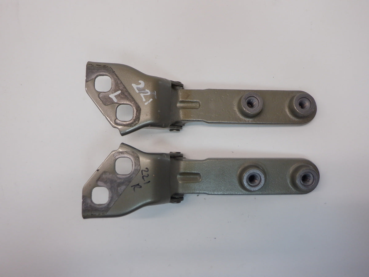 Mini Cooper Convertible Tailgate Hinge Pair Sparkling Silver 05-08 R52