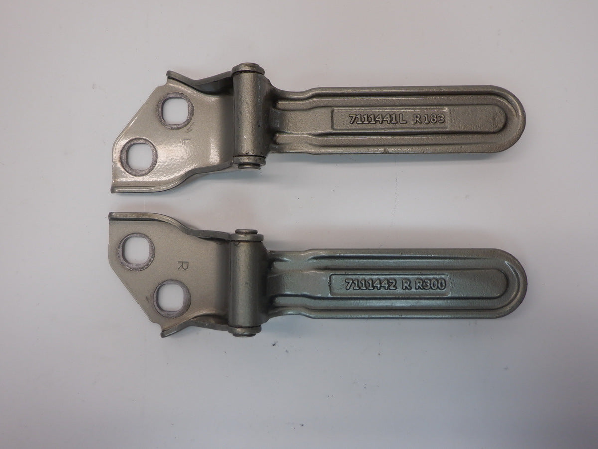 Mini Cooper Convertible Tailgate Hinge Pair Sparkling Silver 05-08 R52