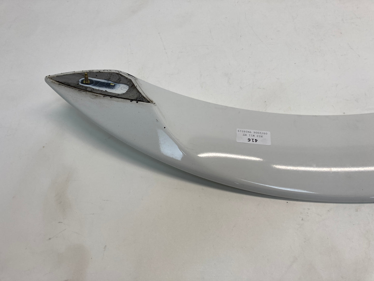 Mini Cooper S Hatchback Rear Spoiler White 51007068369 02-06 R53 416