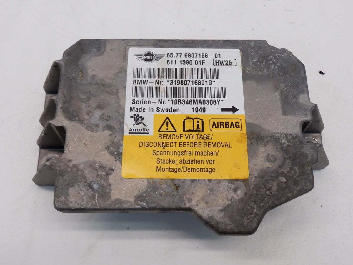 Mini Cooper Air Bag Control Module 65779812296 09-15 R57 R59