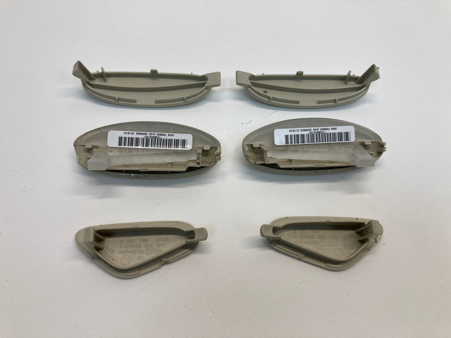 Mini Cooper Interior Column Trim Cover Cap Set Light Beige 11-13 R56